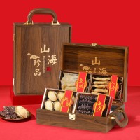 福利爆款四拼廠家批發(fā)禮盒高端海參鮑魚(yú)魚(yú)膠人參年貨長(zhǎng)輩中秋春節(jié)