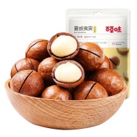 百草味- 夏威夷果30g/100g 堅(jiān)果干果零食奶油味 內(nèi)含開(kāi)果器