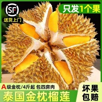泰國金枕榴蓮新鮮10斤進(jìn)口當(dāng)季水果整果巴掌榴蓮肉一整個順豐包郵